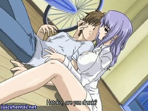 Anime nurse loving a cock and gets penetrated