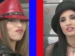 Avril Sun and Kerry reveal metal butt plugs lodged in their assholes