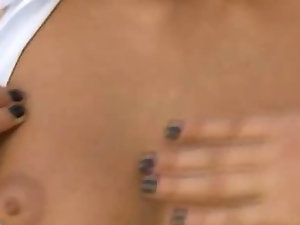 fairhair kitty dildoing both holes