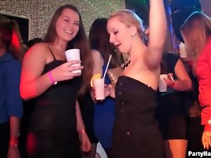 Fucking sluts and getting blowjobs at a party