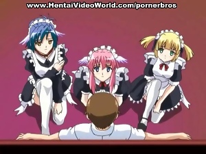 Sexy Maids In Hentai Movie Group...