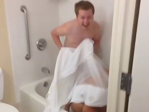 SURPRISE ATTACK IN SHOWER