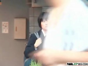 Bitch Sensual japanese Get Banged Wild In Public Places clip-32