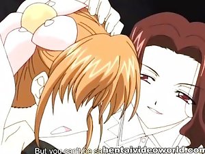 hentai cock and lesbo fuck for tied ga
