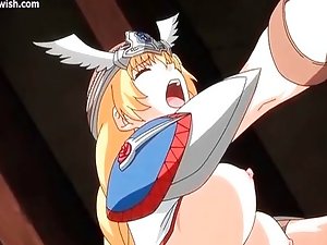 Horny anime shemale enjoying pussy