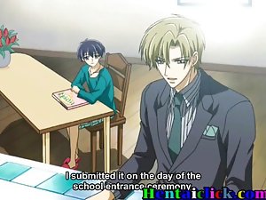 Hentai gay sex with his classmate