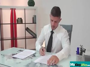 The Gay Office - Gay Butthole Sex &_ Dick Massage Movies 23