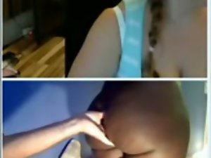 My african woman exposes her holes on cam