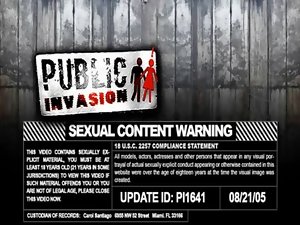Porn having sex in public