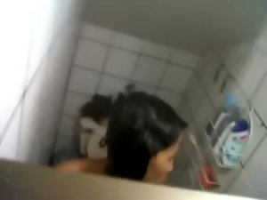 Video - Dirty wife Sister bath hidden cam spy