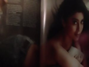 Reagan Moses shoots his cum on actress shriya Saran