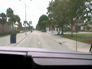 Crazy penis riding inside a car