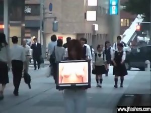 Flashing And Then Grinding Brutal In Public Places vid-22