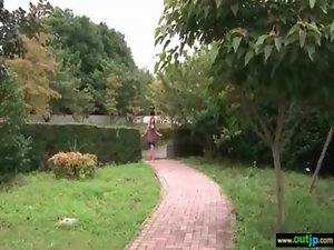 Asian Get Alluring And Love Crazy Outdoor Dirty Sex vid-17