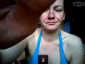 Viki 30 years experienced Filthy bitch fun at Skype