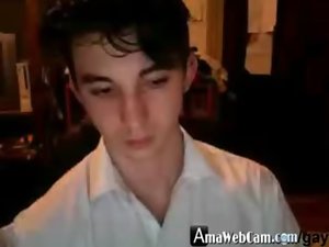 Young man on cam
