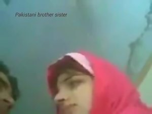 newly married pakistani hijab brother-sister