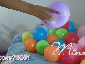 Behind the Scenes: Minnie Balloon Fetish Video