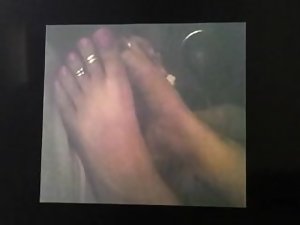 aunt foot massage and worship