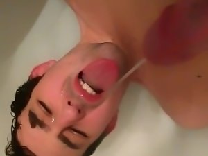 Cumming on my own face and mouth