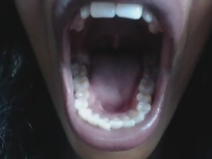 Candis Banks has a huge black mouth