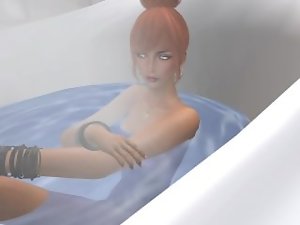 La jolie Venicie qui prend son bain