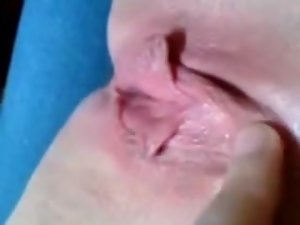 fellow fingers vagina closeup
