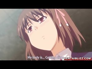 Hentai coed fingering wetpussy and lewd banged in the outdoor