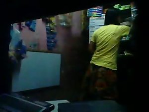 huranbi studn of rksdv haotal (sweety d]o sudir&_sangita) stealin cash &_ things from a shop