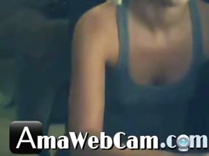 Sexual light-haired chatting and stripping on webcam - AmaWebCam.com