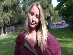 Nice looking girlfriend Casi James cum facialed after snatch banging in point of view