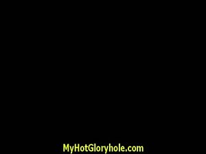 Gloryhole giving blowjob - Interracial Cock sucking Video 24