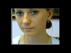lovely blondie exposes knockers on webcam