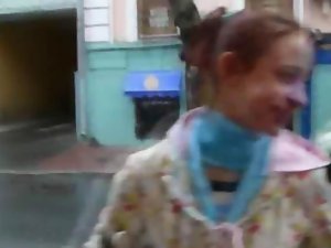 Two slutty russian venus on the street video