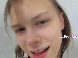 Sensual russian legal teen pleasuring in a jacuzzi video