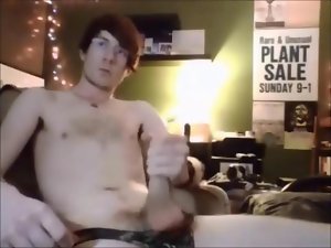 19 years old lad play with xxl big cock