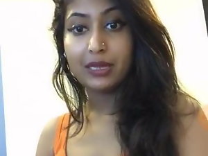 Filthy Desi girlie on web cam