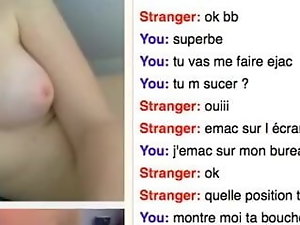 The most lewd natural French babe on webcam